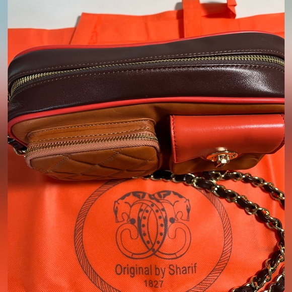 Sharif leather crossbody bag - Picture 3 of 11